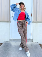Wild Side Weekend Pants-150 PANTS-JADE BY JANE-Heathered Boho Boutique, Women's Fashion and Accessories in Palmetto, FL