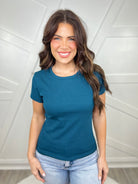 Look Good Doing It Top-110 Short Sleeve Top-HYFVE-Heathered Boho Boutique, Women's Fashion and Accessories in Palmetto, FL