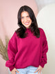 The Comfort Club Sweatshirt-125 SWEATER-ZENANA-Heathered Boho Boutique, Women's Fashion and Accessories in Palmetto, FL