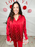 Glitz and Glam Top Set-240 Activewear/Sets-Oddi-Heathered Boho Boutique, Women's Fashion and Accessories in Palmetto, FL