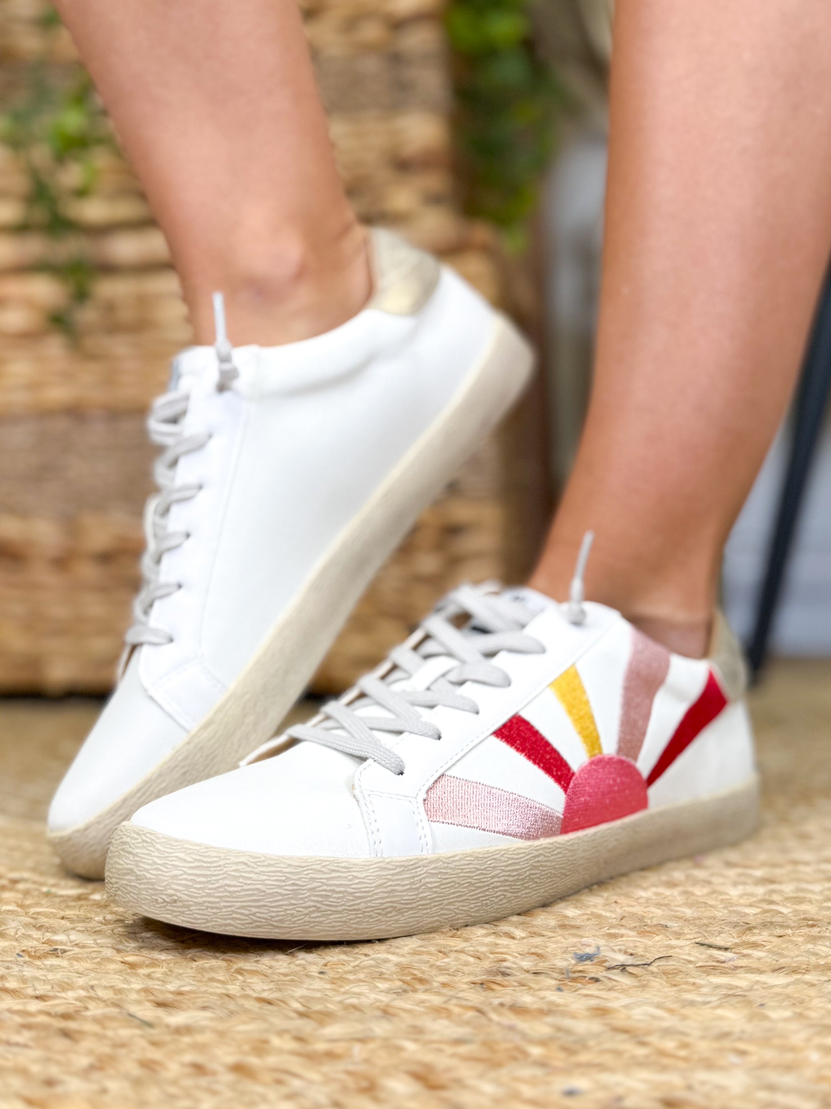 Miim Sunny Sneakers - Pink-350 SHOES-Miracle Miles-Heathered Boho Boutique, Women's Fashion and Accessories in Palmetto, FL