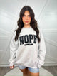 NOPE Not Today Graphic Crewneck Sweatshirt -596-130 Graphic Tees-Heathered Boho-Heathered Boho Boutique, Women's Fashion and Accessories in Palmetto, FL
