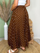 The Parisian Polka Dot Skirt-170 SKORTS/SKIRTS-DAVI & DANI-Heathered Boho Boutique, Women's Fashion and Accessories in Palmetto, FL