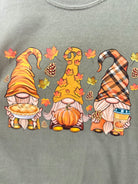 Fall Gnomes Graphic Tee-130 Graphic Tees-Heathered Boho-Heathered Boho Boutique, Women's Fashion and Accessories in Palmetto, FL