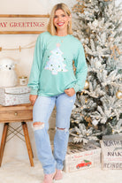 Magic Forest Sweatshirt-120 LONG SLEEVE TOPS-SOUTHERN GRACE-Heathered Boho Boutique, Women's Fashion and Accessories in Palmetto, FL