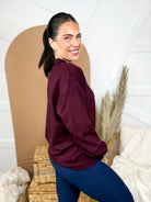 Final Stretch Pullover-120 LONG SLEEVE TOPS-RAE MODE-Heathered Boho Boutique, Women's Fashion and Accessories in Palmetto, FL