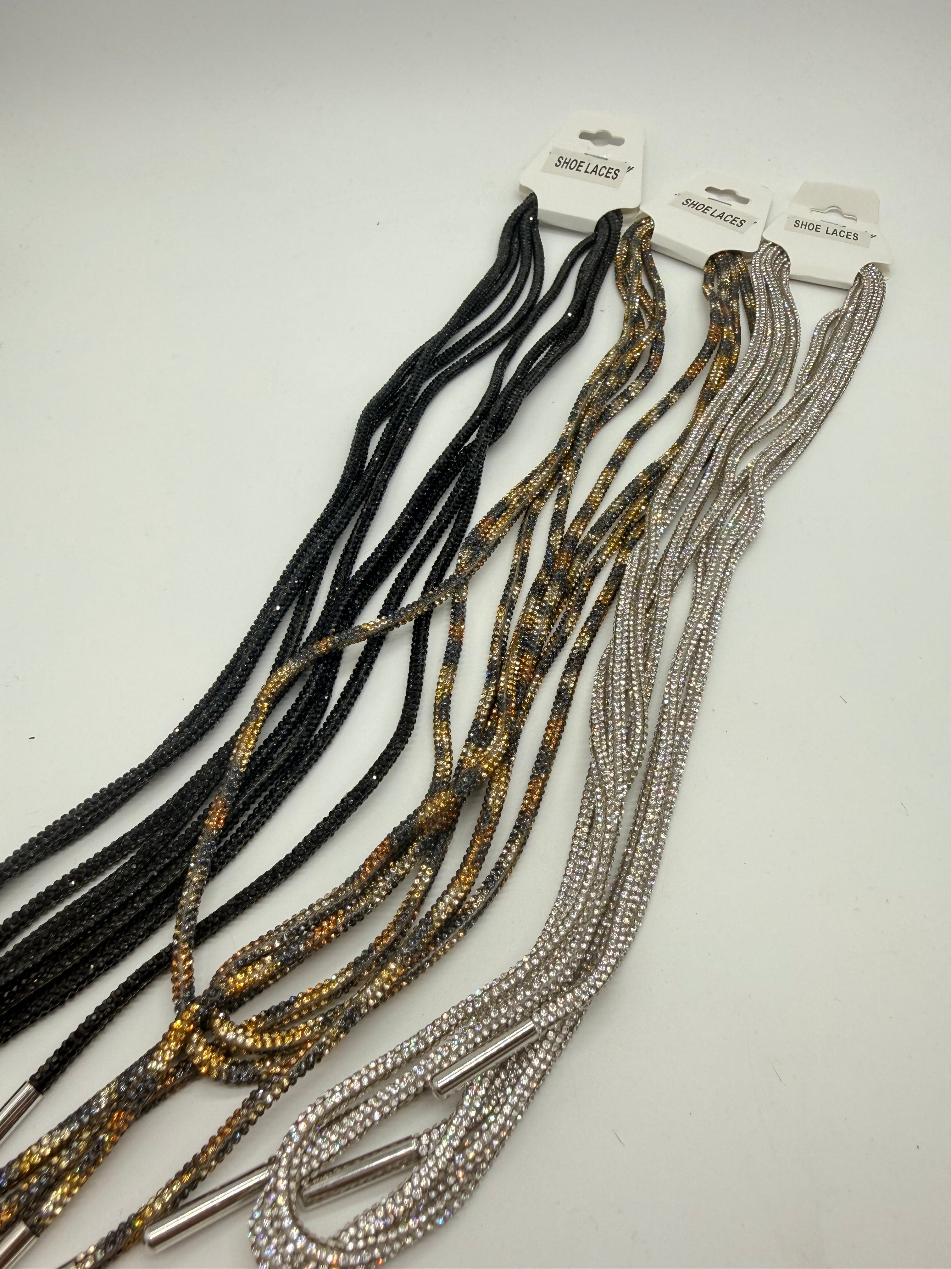 Shine On Shoe Laces-340 Other Accessories-Queens Designs-Heathered Boho Boutique, Women's Fashion and Accessories in Palmetto, FL