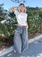 Modern Day Flow Pants-150 PANTS-Zenana-Heathered Boho Boutique, Women's Fashion and Accessories in Palmetto, FL