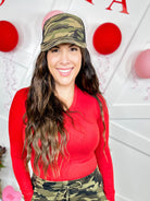 RESTOCK: Camo Denim Trucker Hat-330 Headwear-Joia Trading-Heathered Boho Boutique, Women's Fashion and Accessories in Palmetto, FL