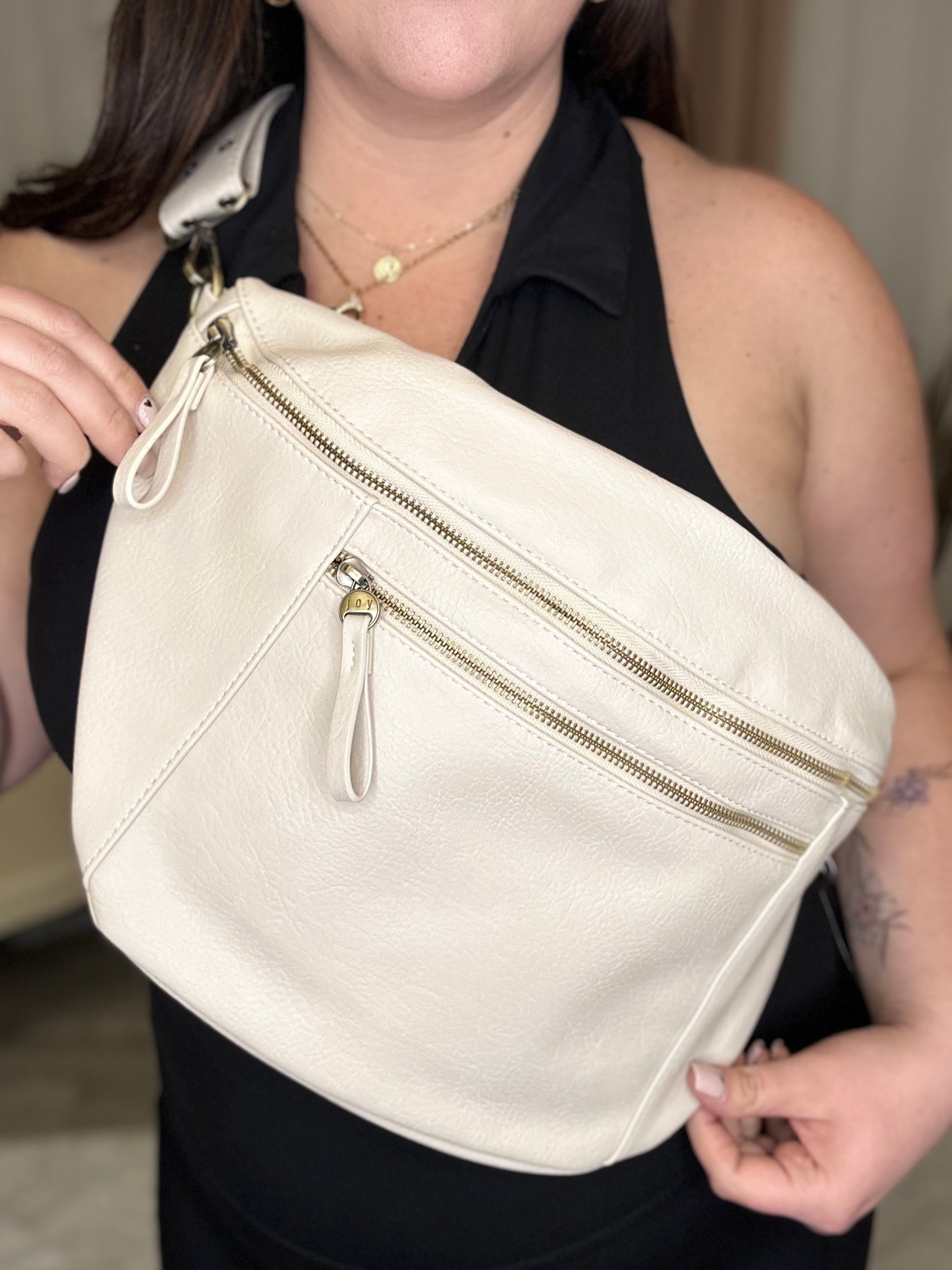 RESTOCK: Mel Large Sling Crossbody Bag-320 Bags-Joy Susan-Heathered Boho Boutique, Women's Fashion and Accessories in Palmetto, FL