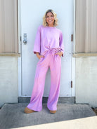 Comfort Calls Top-120 LONG SLEEVE TOPS-White Birch-Heathered Boho Boutique, Women's Fashion and Accessories in Palmetto, FL