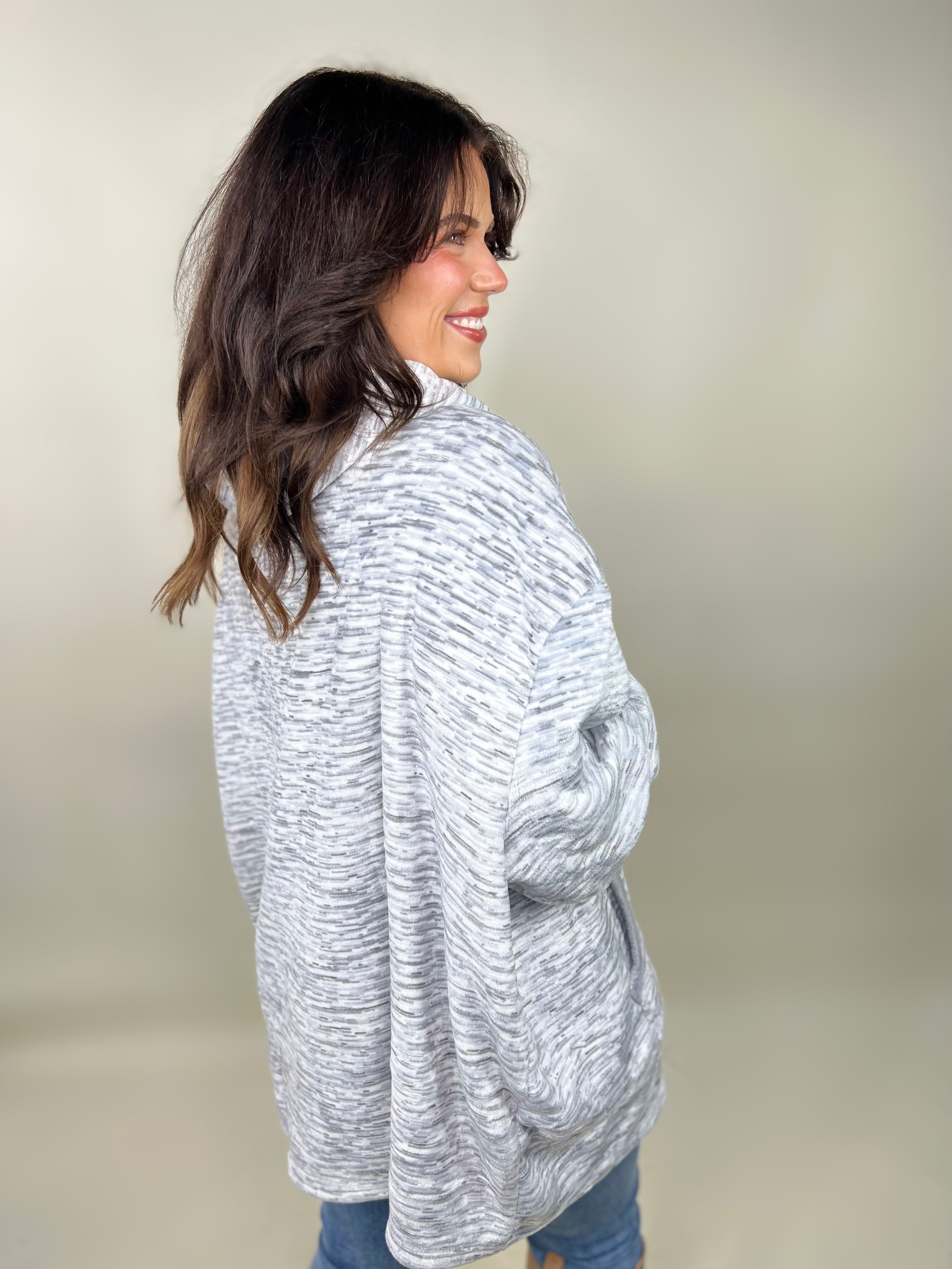 Simply Hoodie Poncho-210 Hoodies-Simply Southern-Heathered Boho Boutique, Women's Fashion and Accessories in Palmetto, FL