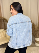 Always Trending Denim Jacket-Jackets-Trendsi-Heathered Boho Boutique, Women's Fashion and Accessories in Palmetto, FL