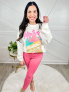 Monterroso Crewneck-130 Graphic Tees-Sweet Claire-Heathered Boho Boutique, Women's Fashion and Accessories in Palmetto, FL