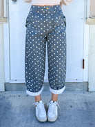 Spot On Denim Pants-150 PANTS-ODDI-Heathered Boho Boutique, Women's Fashion and Accessories in Palmetto, FL