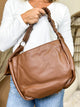 Jakarta Slouchy Shoulder Bag – Ruched Handle-320 Bags-Jen & Co.-Heathered Boho Boutique, Women's Fashion and Accessories in Palmetto, FL
