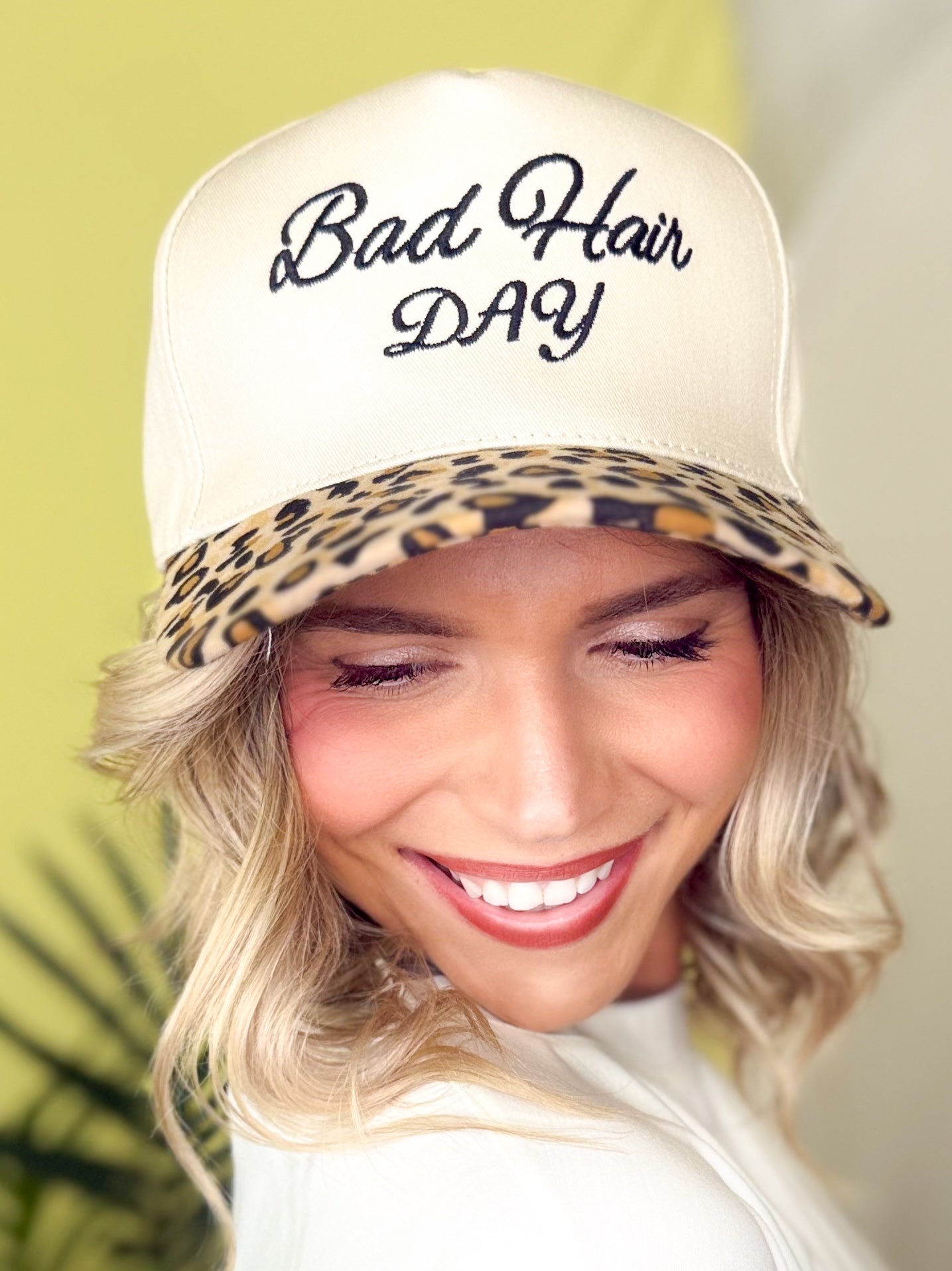 Bad Hair Day Hat-330 Headwear-Zenana-Heathered Boho Boutique, Women's Fashion and Accessories in Palmetto, FL