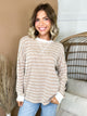 The Harvest Days Striped Top-120 LONG SLEEVE TOPS-ZENANA-Heathered Boho Boutique, Women's Fashion and Accessories in Palmetto, FL
