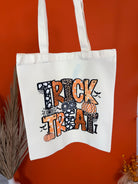 Preppy Trick or Treat Graphic Tote-320 Bags-Heathered Boho-Heathered Boho Boutique, Women's Fashion and Accessories in Palmetto, FL