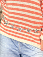 Multi Starfish Link Chain Belt-340 Other Accessories-Fame Accessories-Heathered Boho Boutique, Women's Fashion and Accessories in Palmetto, FL