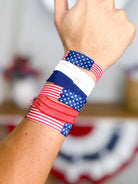 American Flag Hair Tie Set-340 Other Accessories-Funteze-Heathered Boho Boutique, Women's Fashion and Accessories in Palmetto, FL