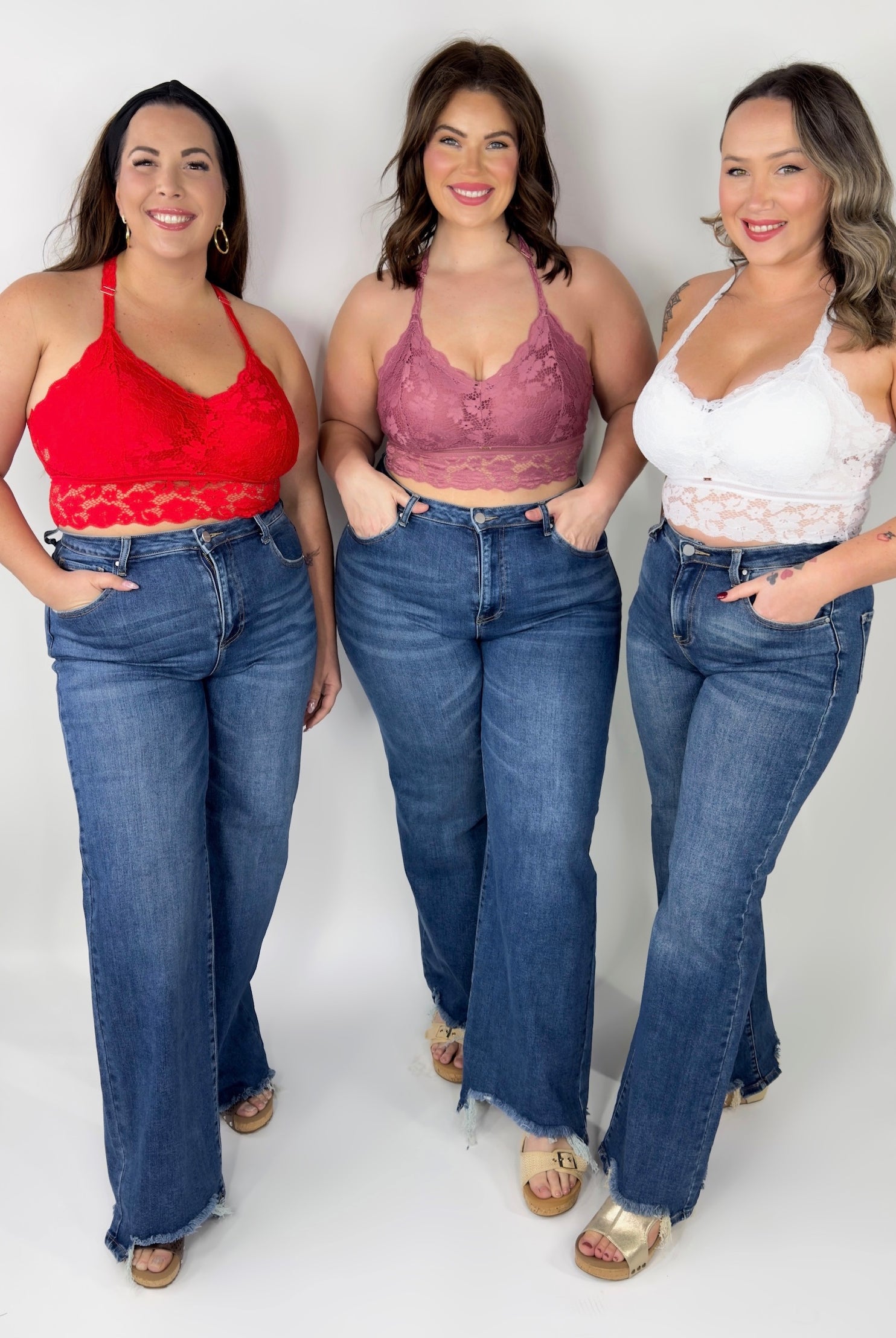 All the Rage Wide Leg Denim by Risen Jeans-190 Jeans-Risen Jeans-Heathered Boho Boutique, Women's Fashion and Accessories in Palmetto, FL