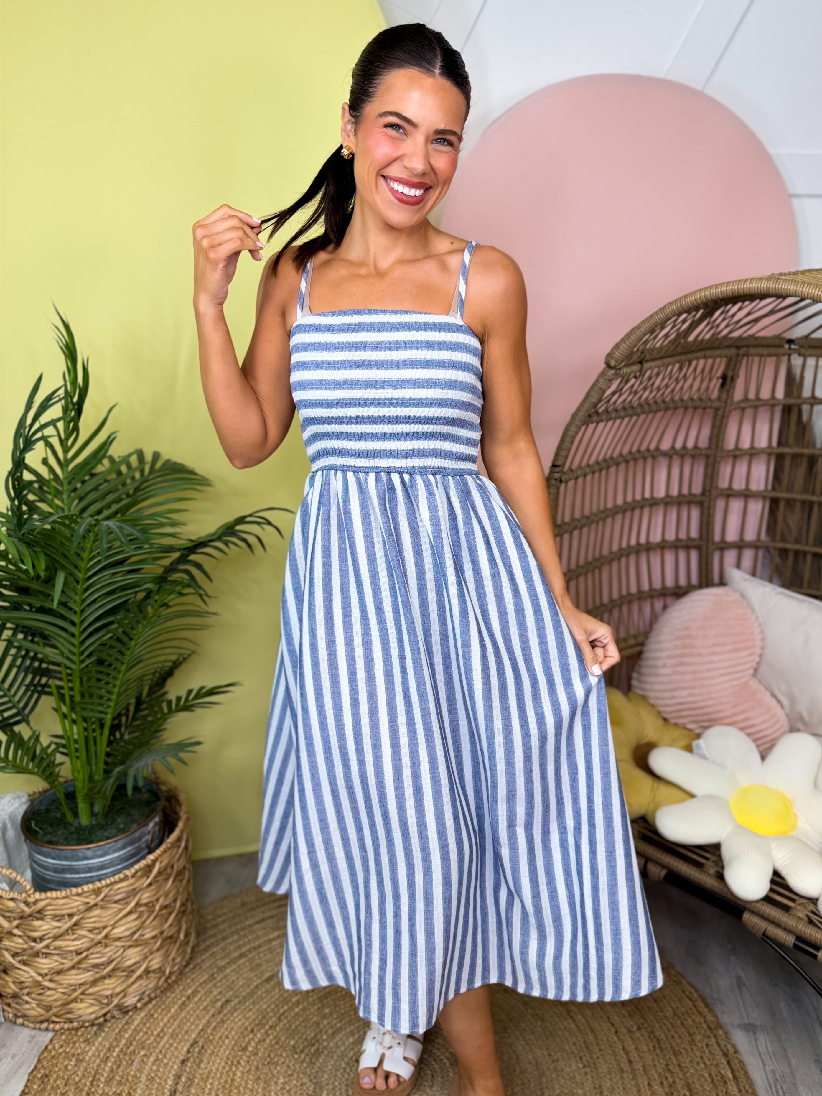 Sail Away Maxi Dress-230 DRESSES/JUMPSUITS/ROMPERS-SEW IN LOVE-Heathered Boho Boutique, Women's Fashion and Accessories in Palmetto, FL