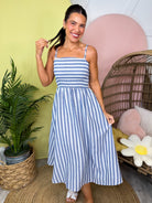 Sail Away Maxi Dress-230 DRESSES/JUMPSUITS/ROMPERS-SEW IN LOVE-Heathered Boho Boutique, Women's Fashion and Accessories in Palmetto, FL
