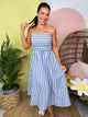 Sail Away Maxi Dress-230 DRESSES/JUMPSUITS/ROMPERS-SEW IN LOVE-Heathered Boho Boutique, Women's Fashion and Accessories in Palmetto, FL