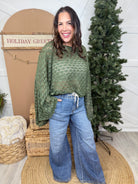 Free Spirit Bell Sleeve Top-120 LONG SLEEVE TOPS-Blakeley-Heathered Boho Boutique, Women's Fashion and Accessories in Palmetto, FL