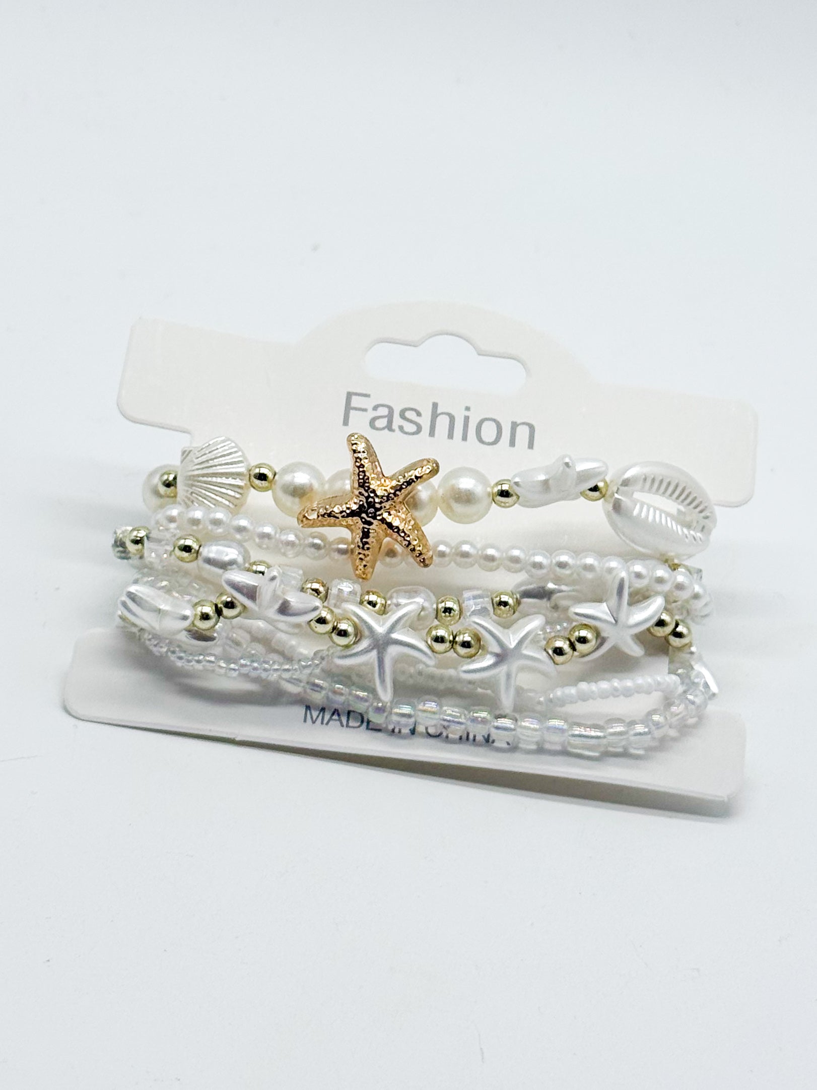 Beaded Under the Sea Stretch Bracelet Set-340 Other Accessories-Zenana-Heathered Boho Boutique, Women's Fashion and Accessories in Palmetto, FL