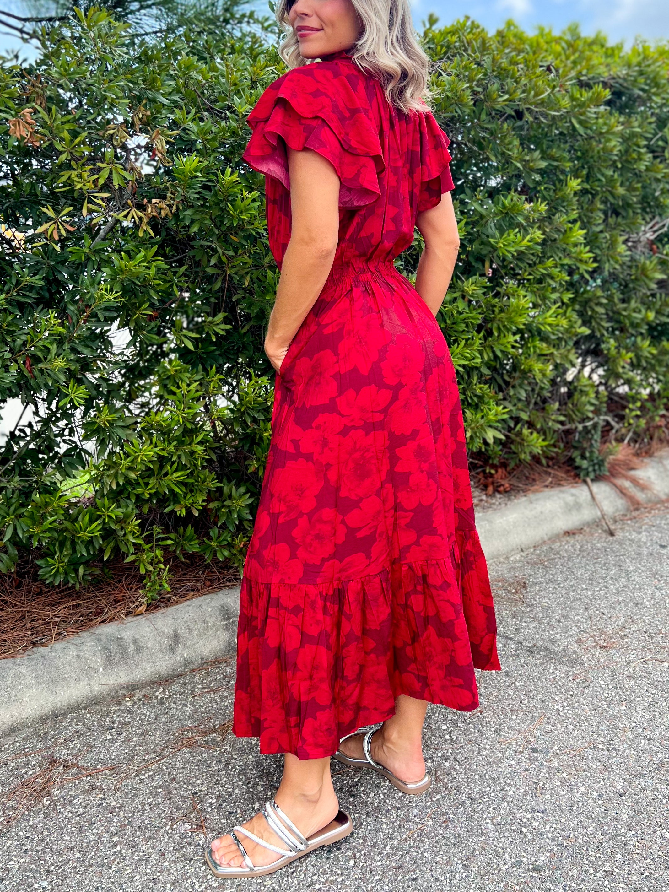 The Petals & Promises Dress-230 DRESSES/JUMPSUITS/ROMPERS-HEIMISH-Heathered Boho Boutique, Women's Fashion and Accessories in Palmetto, FL