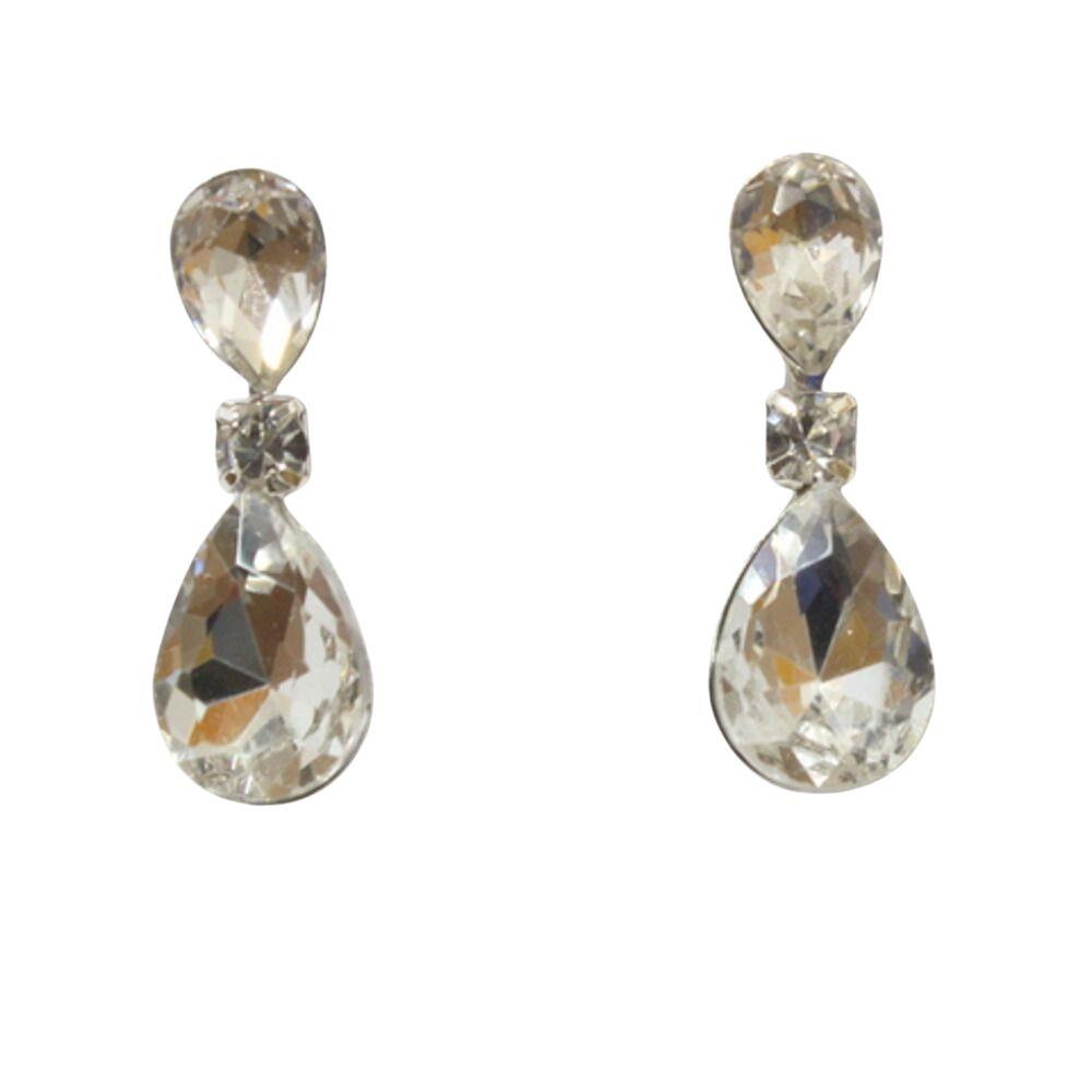 DOORBUSTER: Teardrop Crystal Stone Dangle Earrings-310 JEWELRY-JOIA-Heathered Boho Boutique, Women's Fashion and Accessories in Palmetto, FL