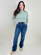 Diamond in the Rough Straight Leg by Judy Blue-190 Jeans-Judy Blue-Heathered Boho Boutique, Women's Fashion and Accessories in Palmetto, FL