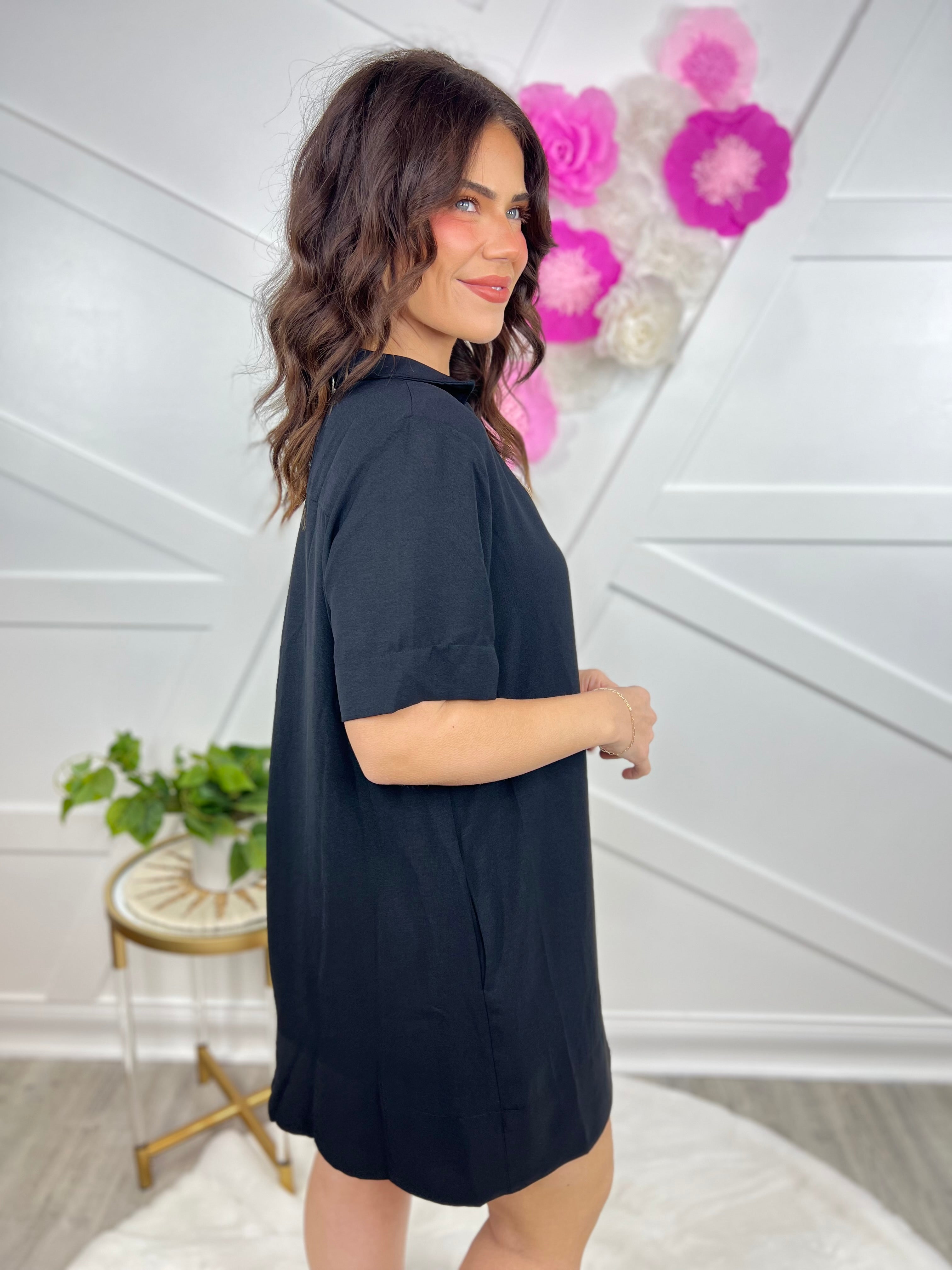 Get Smart Dress-230 Dresses/Jumpsuits/Rompers-She + Sky-Heathered Boho Boutique, Women's Fashion and Accessories in Palmetto, FL