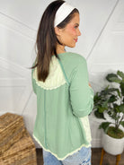 Meadow Daydream Long Sleeve Top-120 Long Sleeve Tops-Pol-Heathered Boho Boutique, Women's Fashion and Accessories in Palmetto, FL