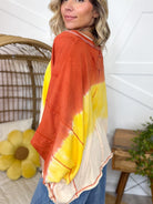 Free Spirit Fade Top-110 SHORT SLEEVE TOP-ODDI-Heathered Boho Boutique, Women's Fashion and Accessories in Palmetto, FL