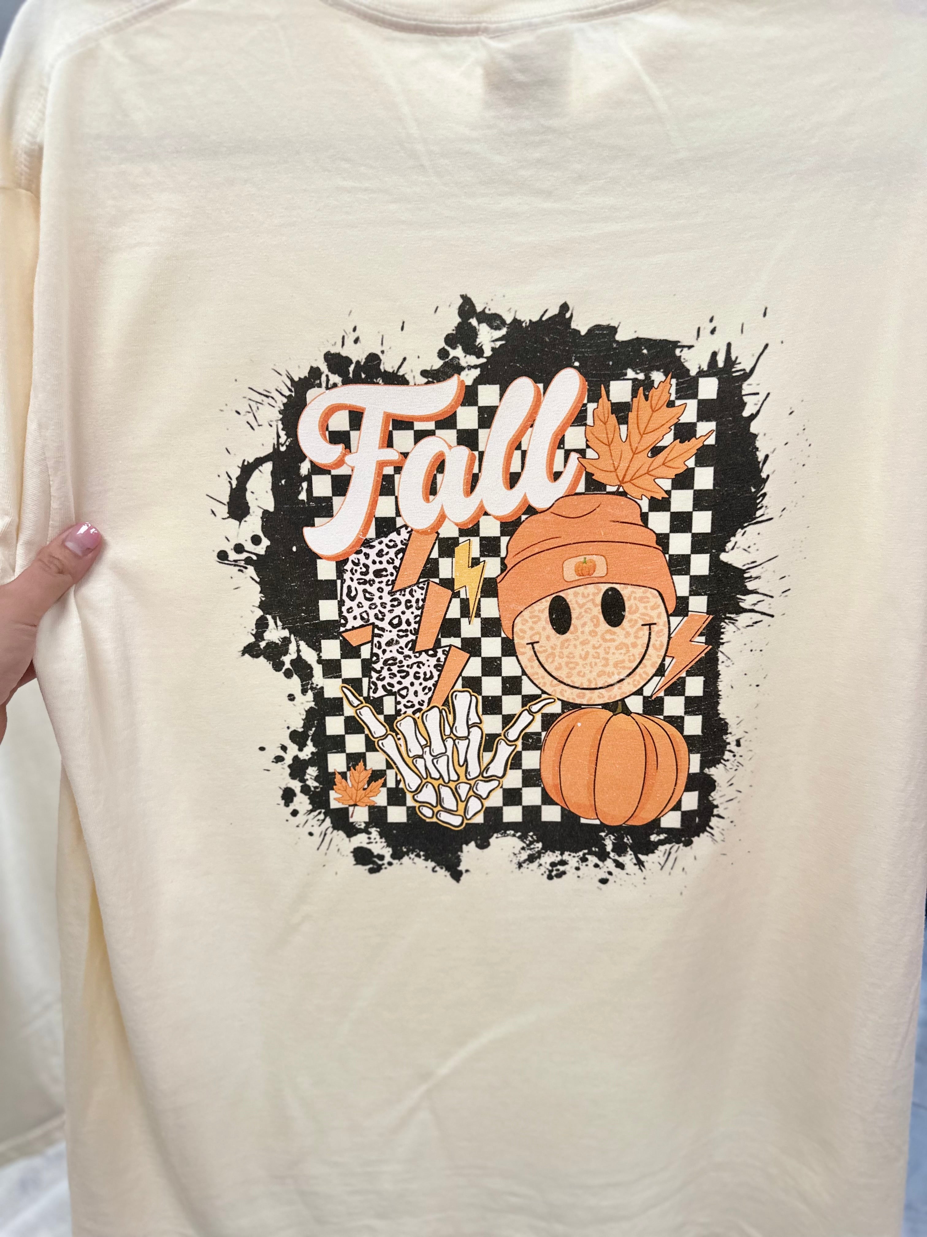 Stay Spooky Fall Graphic Tee-130 Graphic Tees-Heathered Boho-Heathered Boho Boutique, Women's Fashion and Accessories in Palmetto, FL