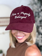 Prim & Properly Unhinged Hat-330 Headwear-Southern Wives Club-Heathered Boho Boutique, Women's Fashion and Accessories in Palmetto, FL