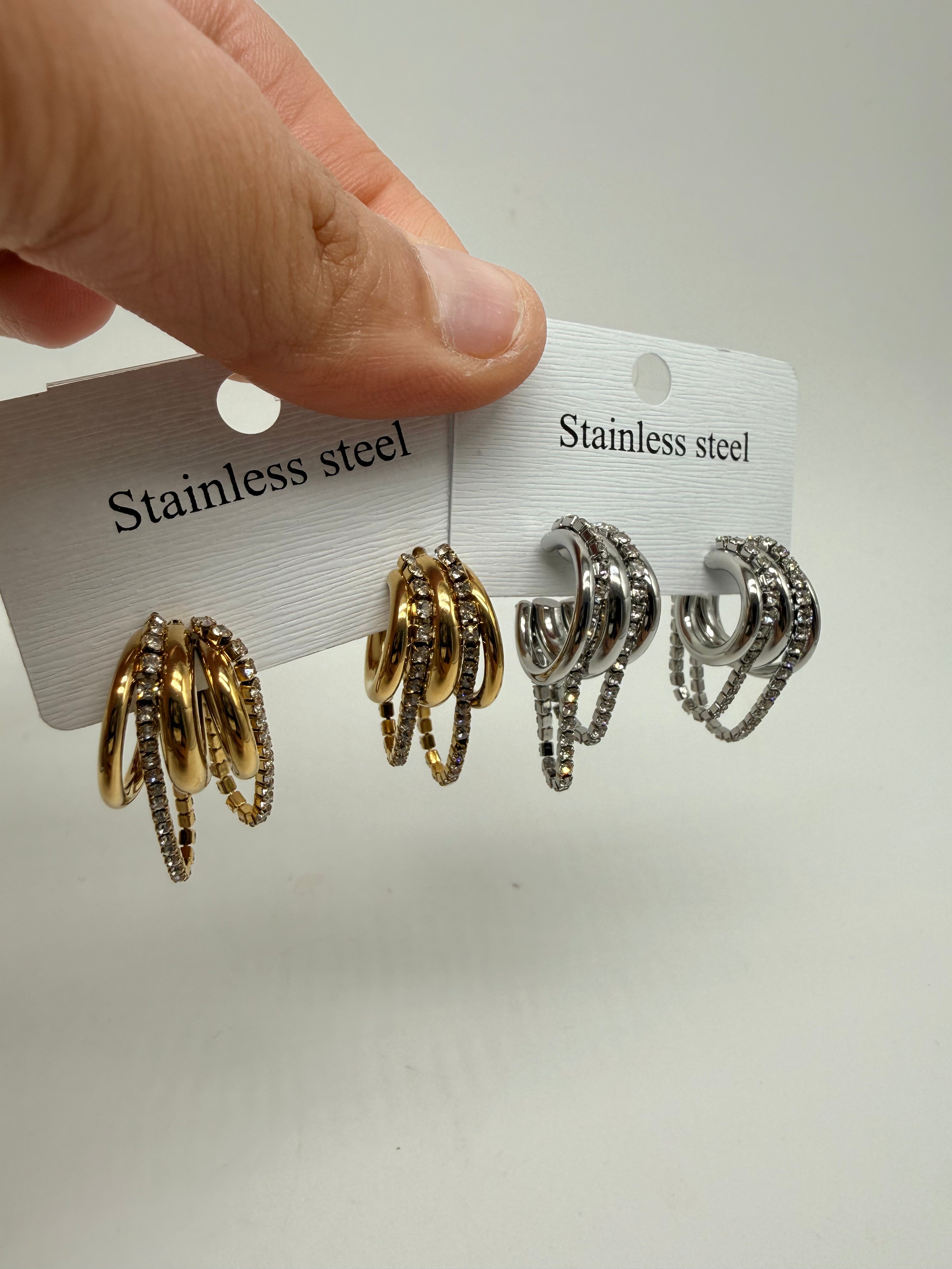 A Little Jazzy Waterproof Earring-310 Jewelry-NIHAO JEWELRY-Heathered Boho Boutique, Women's Fashion and Accessories in Palmetto, FL