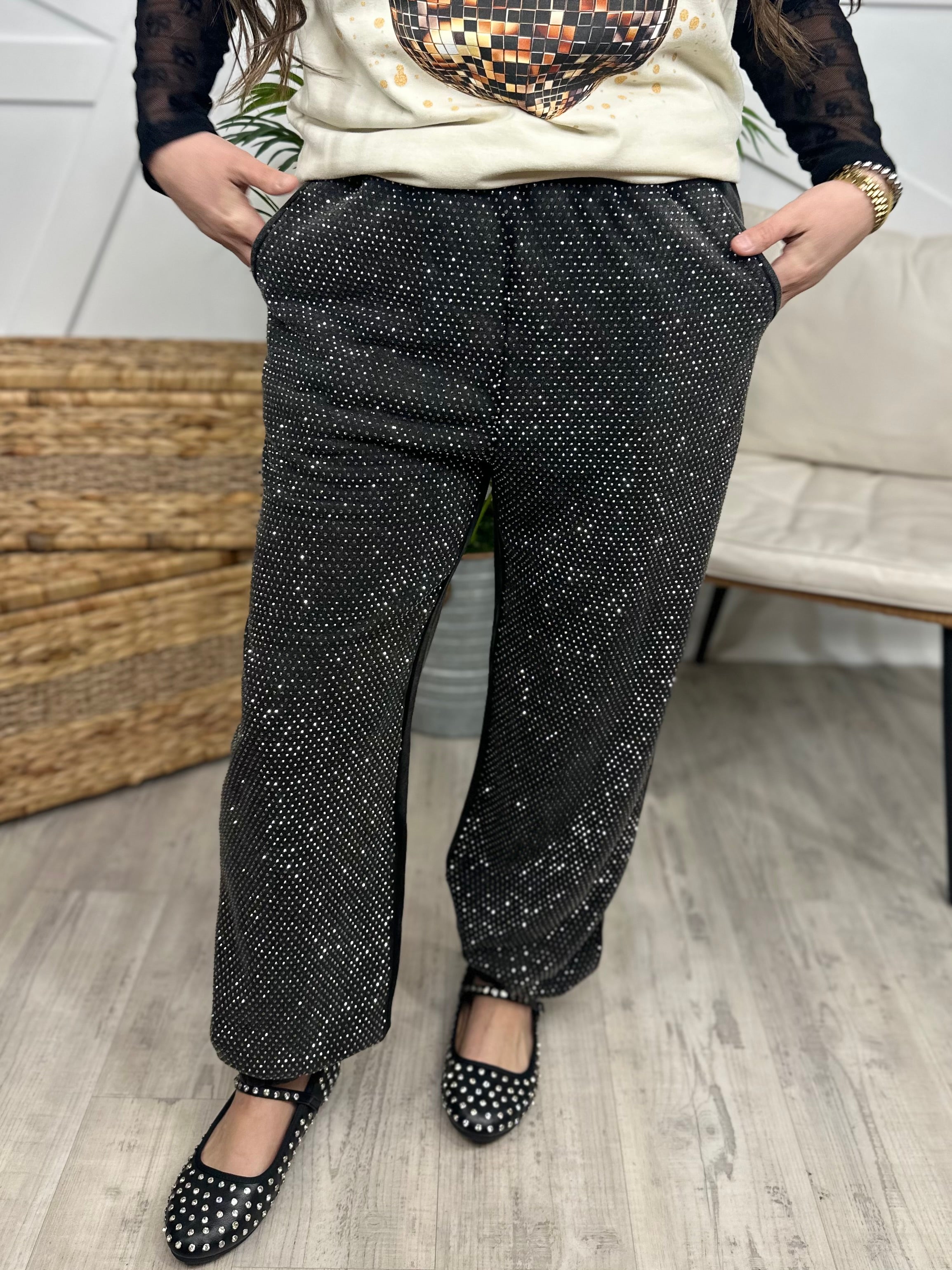 The Razzle Dazzle Joggers-150 PANTS-Davi & Dani-Heathered Boho Boutique, Women's Fashion and Accessories in Palmetto, FL