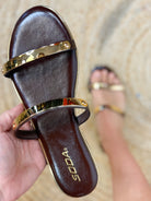 Keith Sandals - Brown-350 SHOES-Fortune Dynamic-Heathered Boho Boutique, Women's Fashion and Accessories in Palmetto, FL