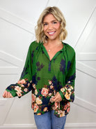 Timeless Charm Top-120 LONG SLEEVE TOPS-EASEL-Heathered Boho Boutique, Women's Fashion and Accessories in Palmetto, FL