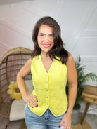 Restock: My Crew Sweater Vest-220 Cardigans/ Kimonos-ODDI-Heathered Boho Boutique, Women's Fashion and Accessories in Palmetto, FL