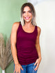 The Chrissy Tank Top-100 TANK/CROP TOPS-ZENANA-Heathered Boho Boutique, Women's Fashion and Accessories in Palmetto, FL