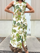 The Market in Marrakech Midi Dress-230 DRESSES/JUMPSUITS/ROMPERS-ODDI-Heathered Boho Boutique, Women's Fashion and Accessories in Palmetto, FL