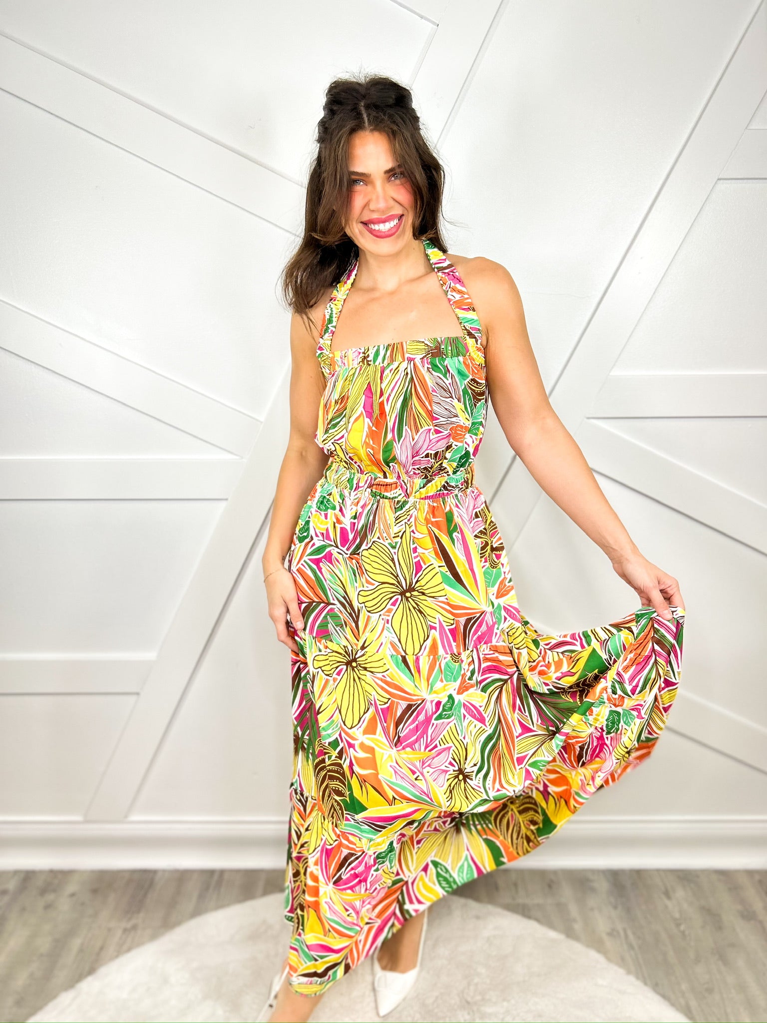 Sunshine State Dress-230 Dresses/Jumpsuits/Rompers-ODDI-Heathered Boho Boutique, Women's Fashion and Accessories in Palmetto, FL