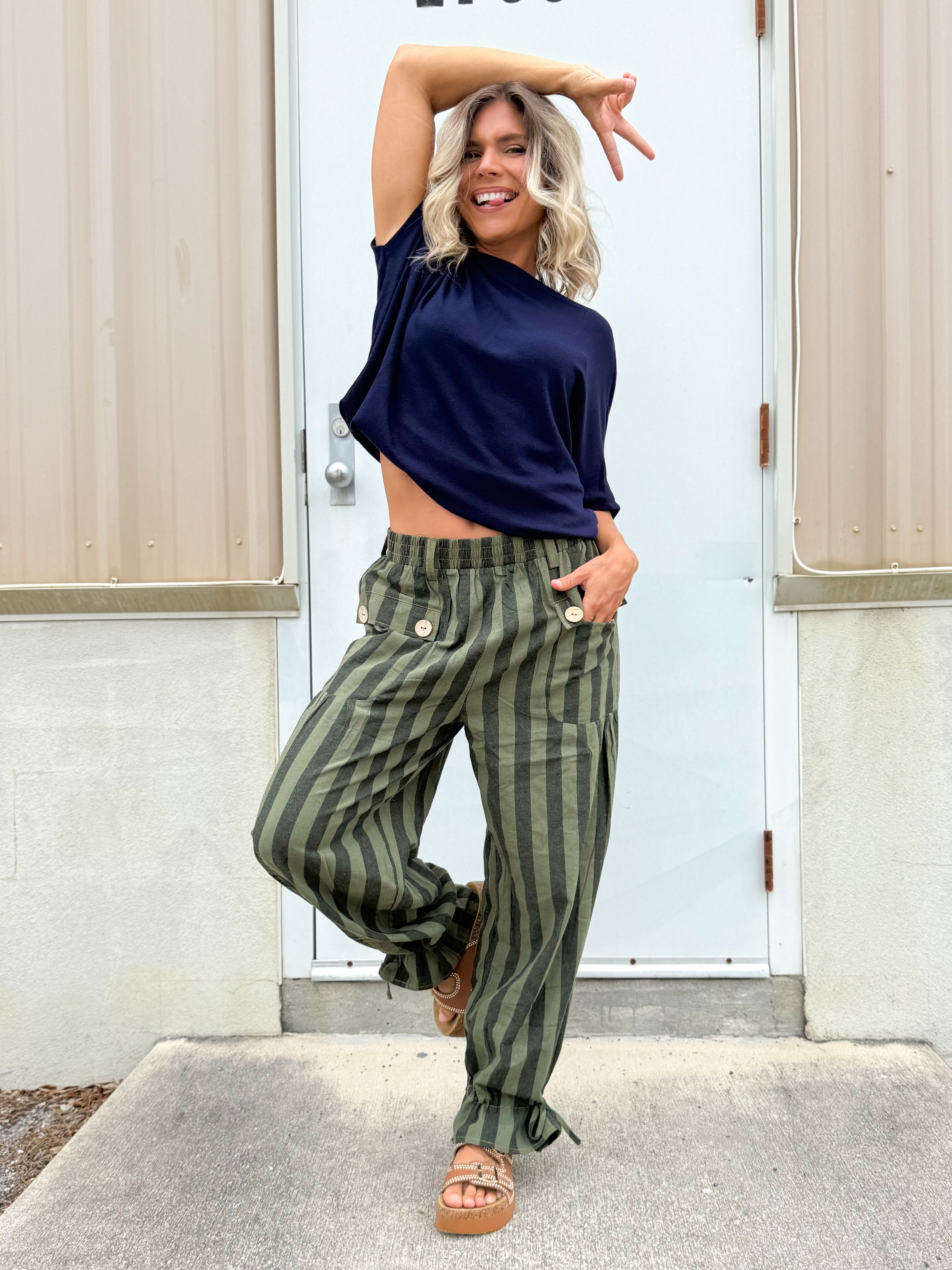 Wandering Soul Wide Leg Pants-150 PANTS-ODDI-Heathered Boho Boutique, Women's Fashion and Accessories in Palmetto, FL