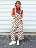 The Dottie Darling Overalls-230 DRESSES/JUMPSUITS/ROMPERS-EASEL-Heathered Boho Boutique, Women's Fashion and Accessories in Palmetto, FL