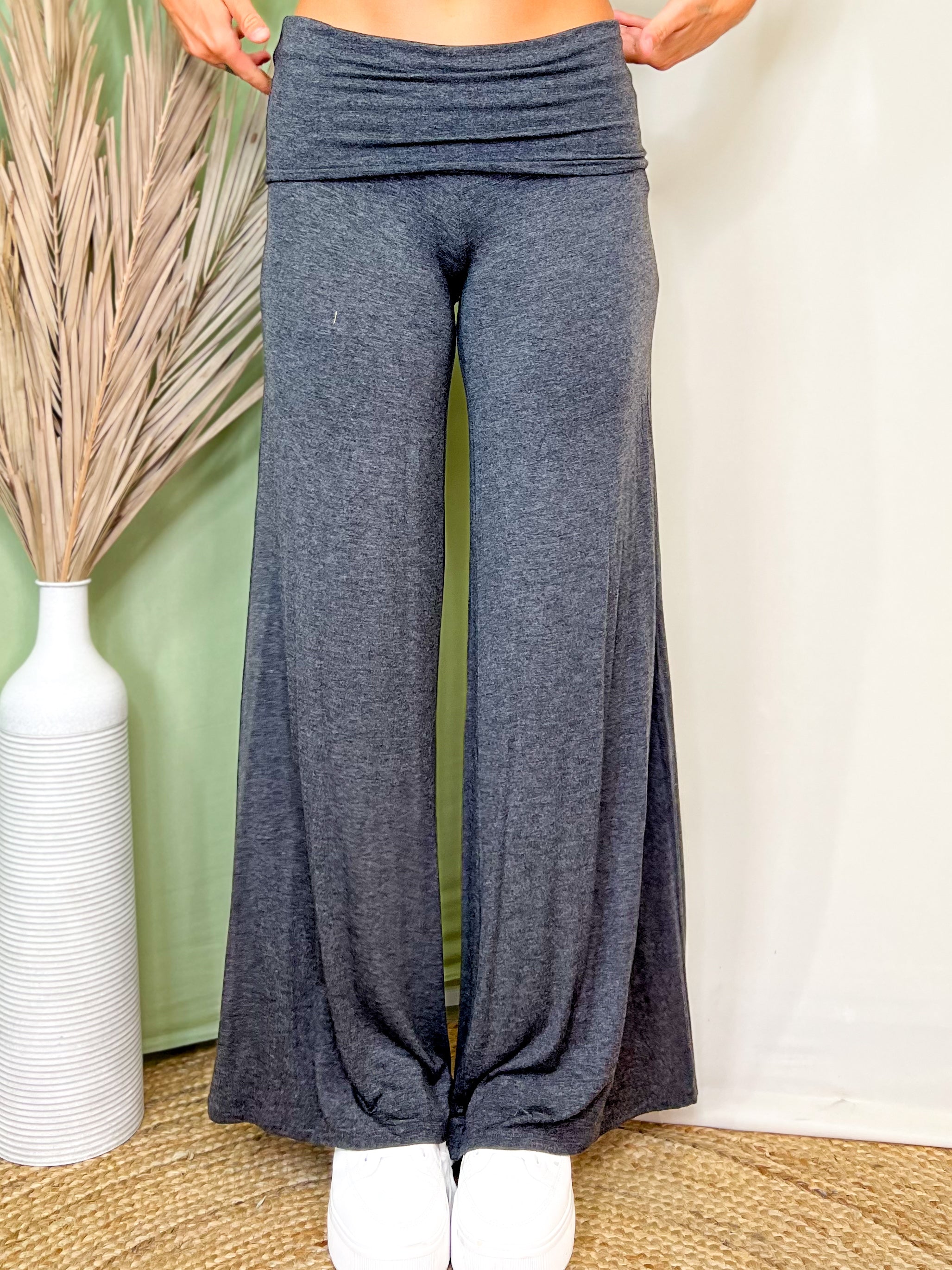 Cloud Nine Foldover Palazzo Pants
